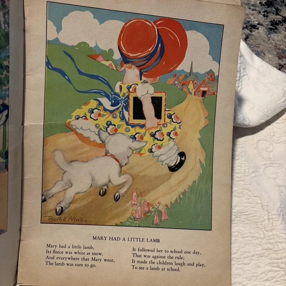 Mother Goose – 1934 – Illustrated by Ruth Newton